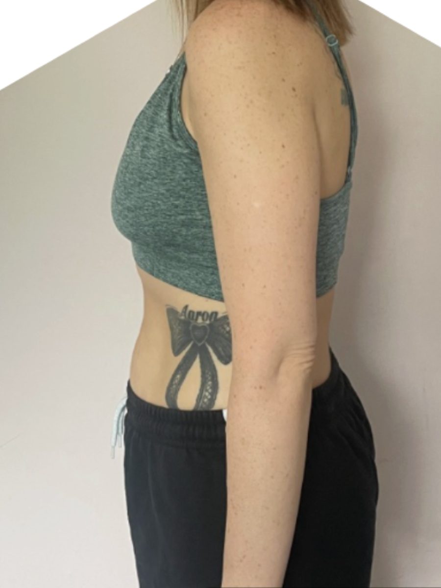 Female client transformation over 4–6 weeks — after