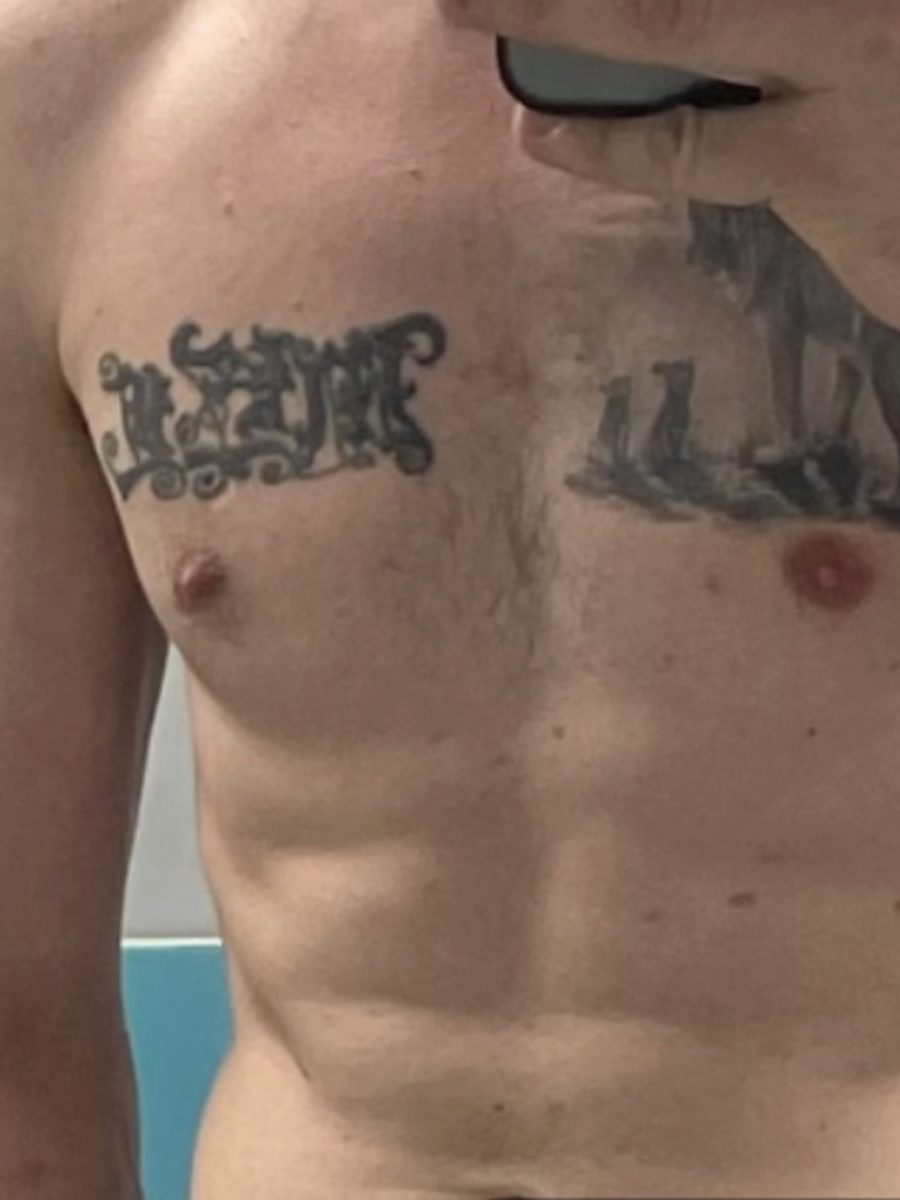 Male client transformation over 4 weeks — after